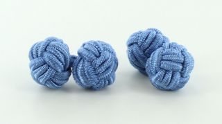 Blue Silk Knots