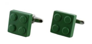 Green Brick Cufflinks