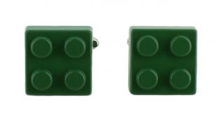 Green Brick Cufflinks