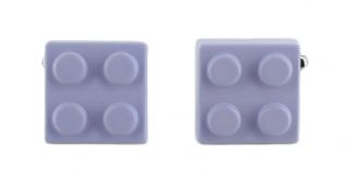 Lilac Brick Cufflinks