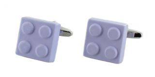 Lilac Brick Cufflinks