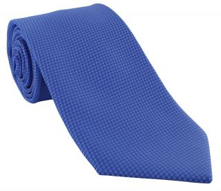 Royal Blue Semi Plain Extra Long Polyester Tie