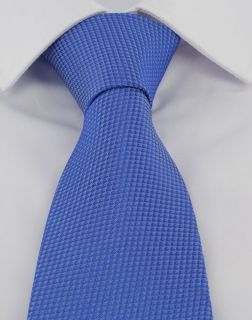 Royal Blue Semi Plain Extra Long Polyester Tie