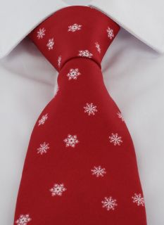 Red Merry Christmas Polyester Tie