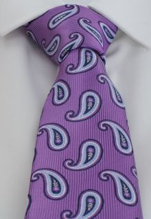 Lilac Large Pine Polyester Tie
