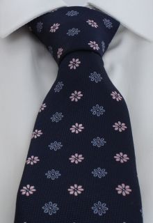 Pink Petal Floral Polyester Tie