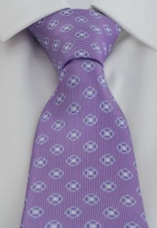 Lilac Outline Neat Polyester Tie