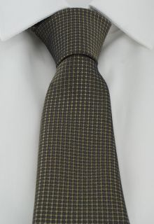 Taupe / Brown Semi Plain Skinny Polyester Tie