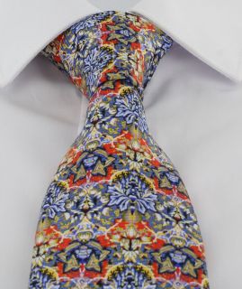 Floral Print Silk Tie