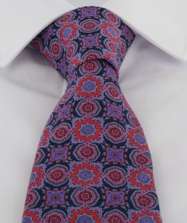 Red Medallion Cotton Tie