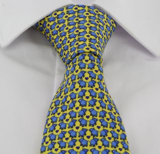 Yellow Pigs Silk Tie