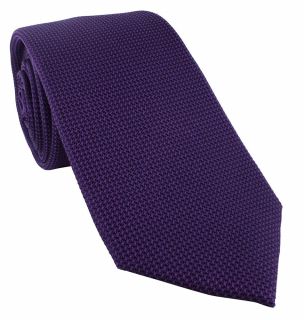 Lilac Plain Silk Tie