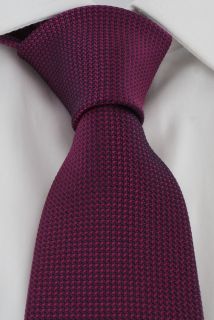Magenta Plain Silk Tie