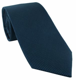 Teal Plain Silk Tie