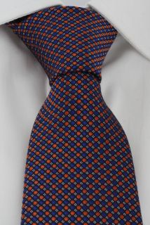 Orange Vibrant Spot Silk Tie