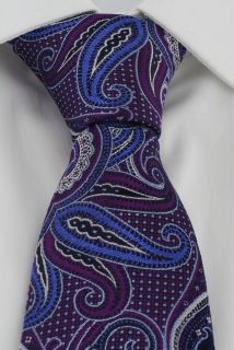 Magenta Extravagant Paisley Silk Tie