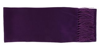 Purple Textured Narrow Silk Dress Scarf