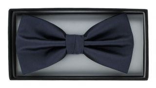 Charcoal Polyester Bow Tie