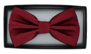 Red Polyester Bow Tie