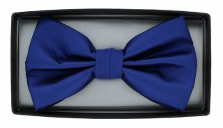 Royal Blue Polyester Bow Tie