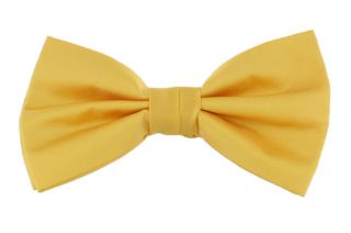 Yellow Polyester Bow Tie