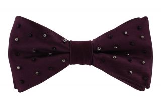 Burgundy Party Bow Tie
