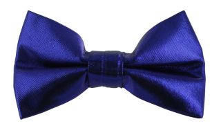 Blue Shimmer Bow Tie