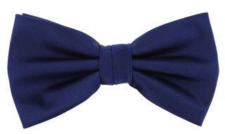 Royal Blue Ready Tied Silk Bow Tie