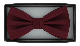 Wine Ready Tied Silk Bow Tie