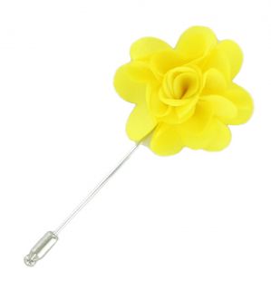 Yellow Flower Lapel Pin