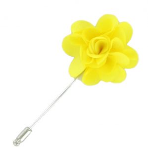 Yellow Flower Lapel Pin