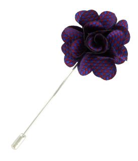 Pink Puppy Tooth Flower Lapel Pin
