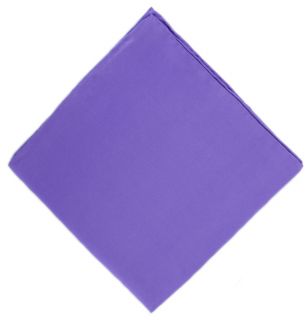 Light Lilac Plain Silk Pocket Square