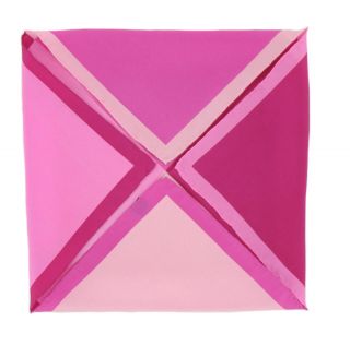 Fuchsia 4 Colour Way Silk Pocket Square