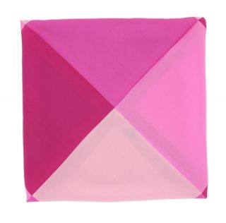 Fuchsia 4 Colour Way Silk Pocket Square