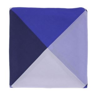 Purple 4 Colour Way Silk Pocket Square