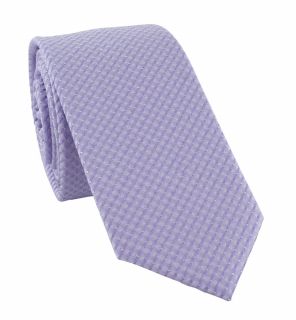 Boys Lilac Semi Plain Tie & Pocket Square Set