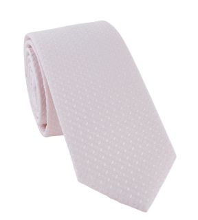 Boys Blush Semi Plain Tie & Pocket Square Set