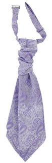 Lilac Tonal Paisley Cravat & Pocket Square Set 