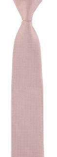 Dusty Pink Semi Plain Tie & Pocket Square Set