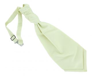 Cream Boys Cravat / Ruche Polyester Tie 