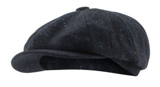 Navy Red Blue Nep Baker Boy Hat