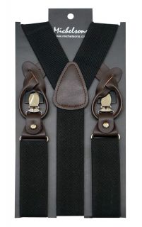Black Adjustable Braces