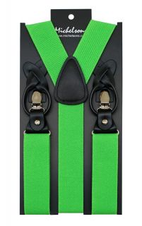 Lime Green Adjustable Braces