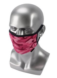 Pink Camouflage Face Covering