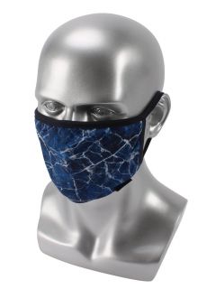 Blue Electric Design Face Covering