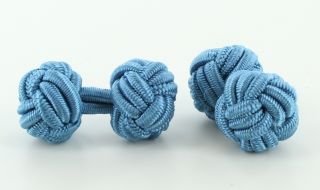 Mid Blue Silk Knots