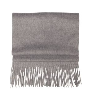 Grey Plain Winter Scarf 