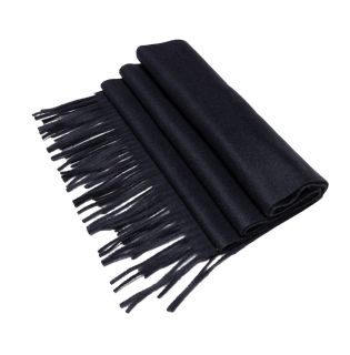 Navy Plain Winter Scarf 