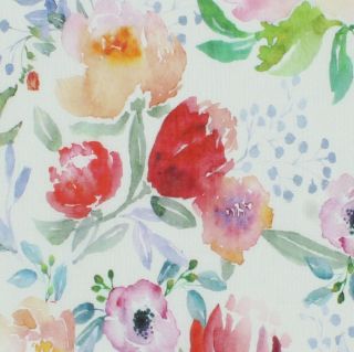 Watercolour Floral Linen Pocket Square